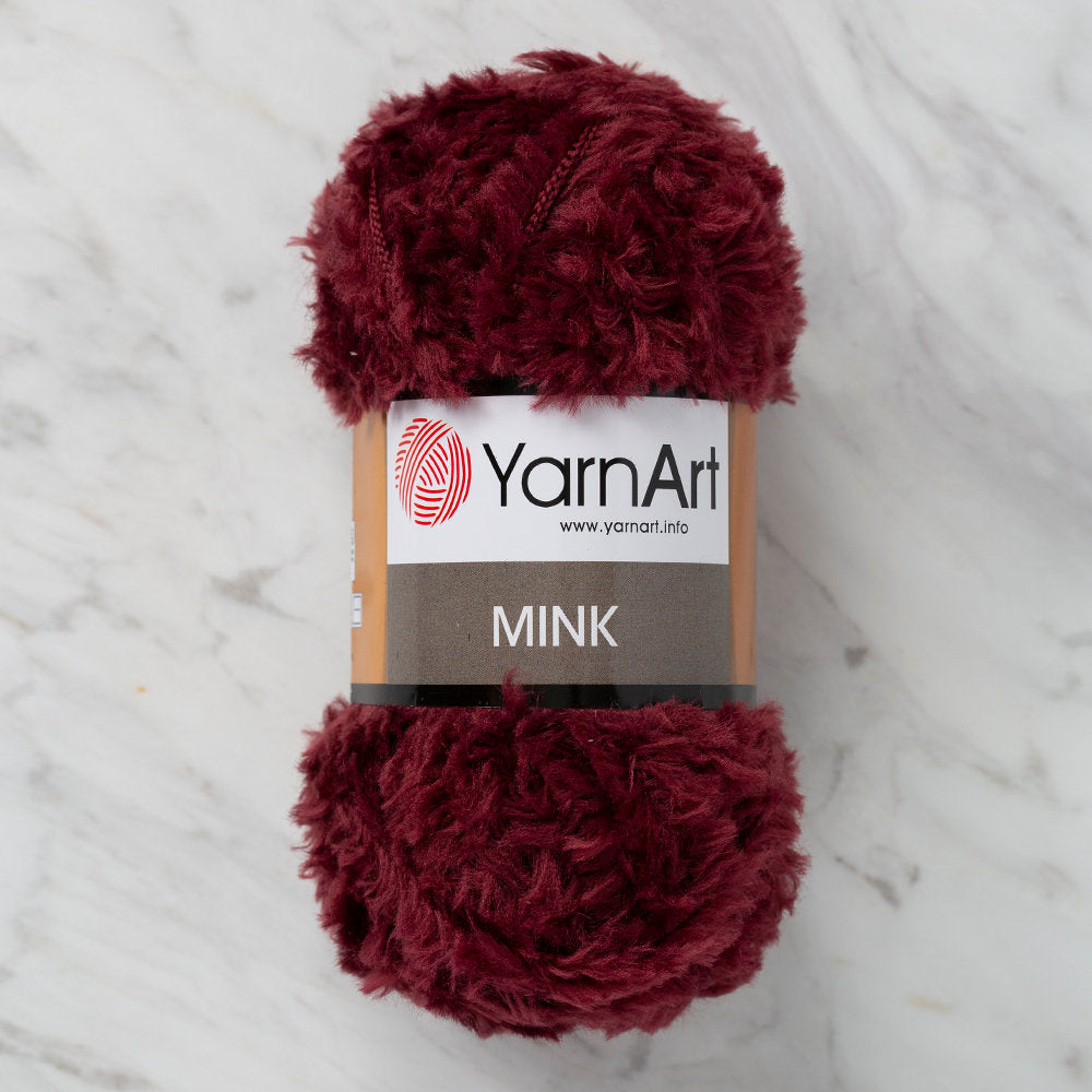 Yarnart Mink 50gr Bordo El Örgü İpliği - 339